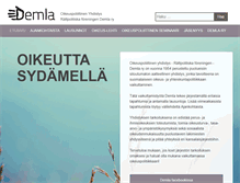 Tablet Screenshot of demla.fi